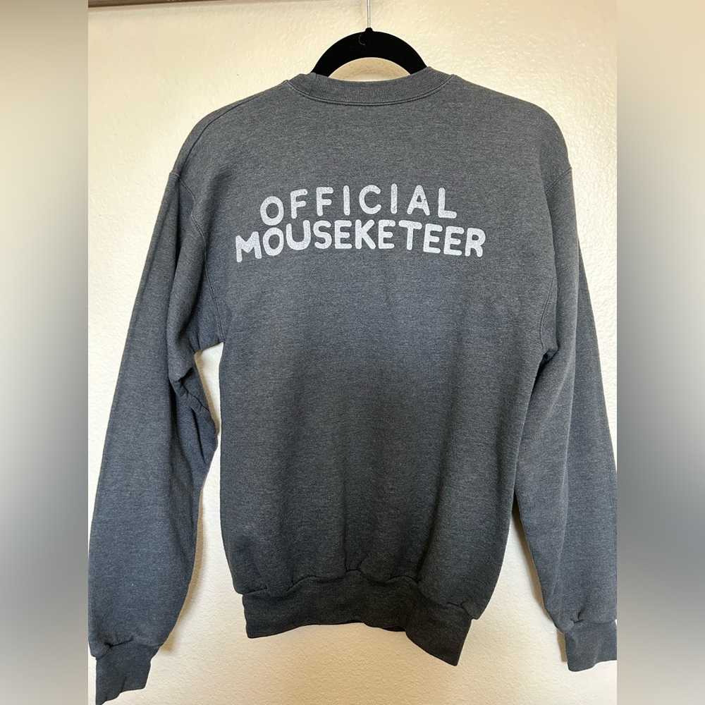 Disney Mickey Mouse grey crew neck sweater. - Picture 2 of 5